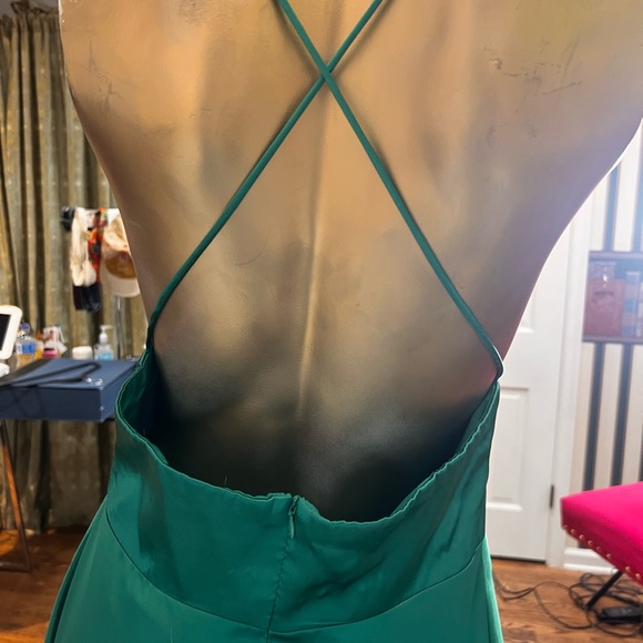 Aqua Gown NWOT. - Picture 4 of 9